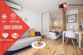 Cosy Center - Rue d'antibes - 200m plage- Clim - wifi - Unique